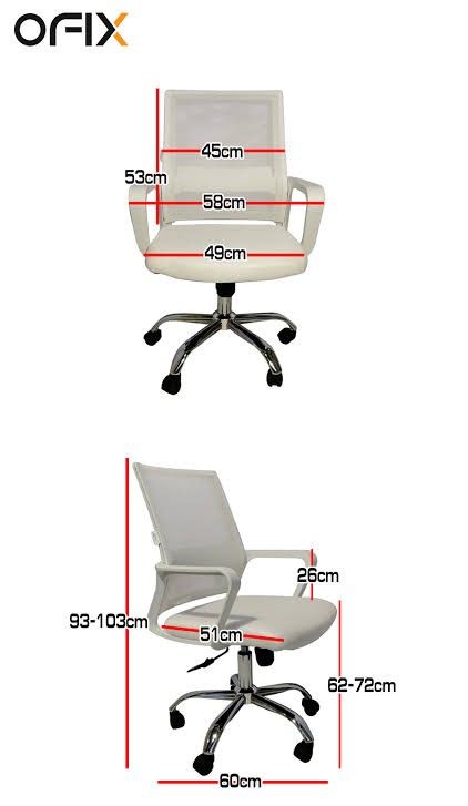Computer chair - OFIX Deluxe 8 Mesh Office Chair - Black Chrome Base (Category: Office Furniture & Fixtures) located in Bulacan. Submitted by ulyssesmontances15 (Listing ID 1463213773, Image 2). Description: - OFIX Deluxe 8 Office Chair - Black mesh back and seat for breathability - Sturdy chrome base with smooth-rolling wheels - Adjustable height for personalized comfort - Ideal for home office, study, or gaming - Comfortable and durable design 