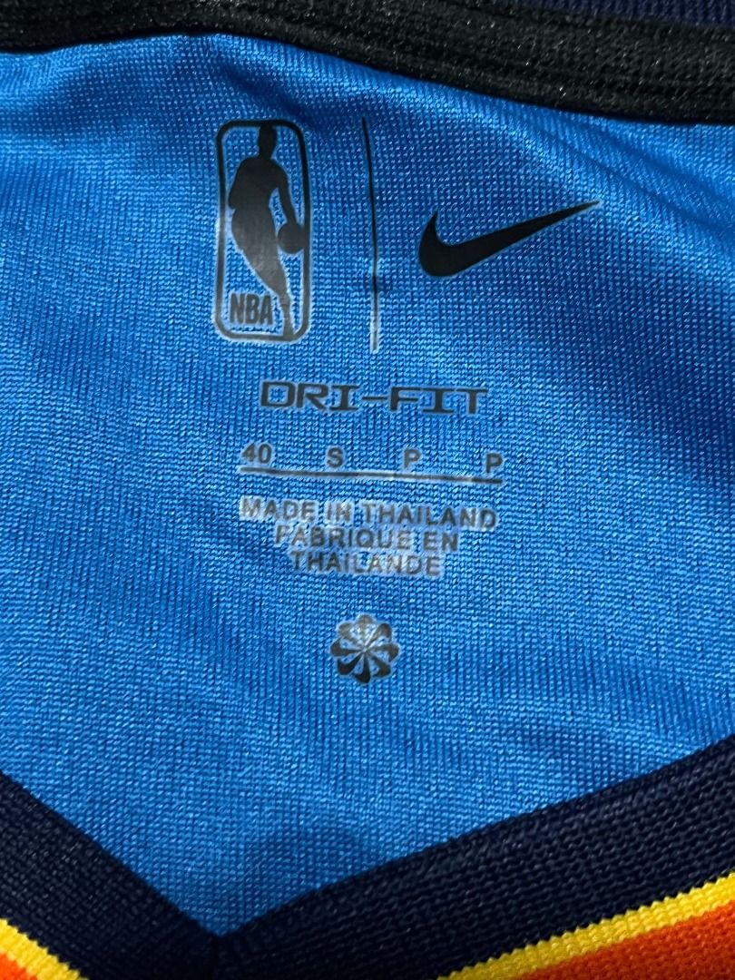 OKC Thunder Jersey (Category: Activewear) located in Mendez-Nunez. Submitted by franz321vi79284 (Listing ID 1463316512, Image 3). Description: OKC Thunder Jersey Blue jersey Condition: 9/10 Price: ₱450 Size: 40 Meetup available Lalamove available.