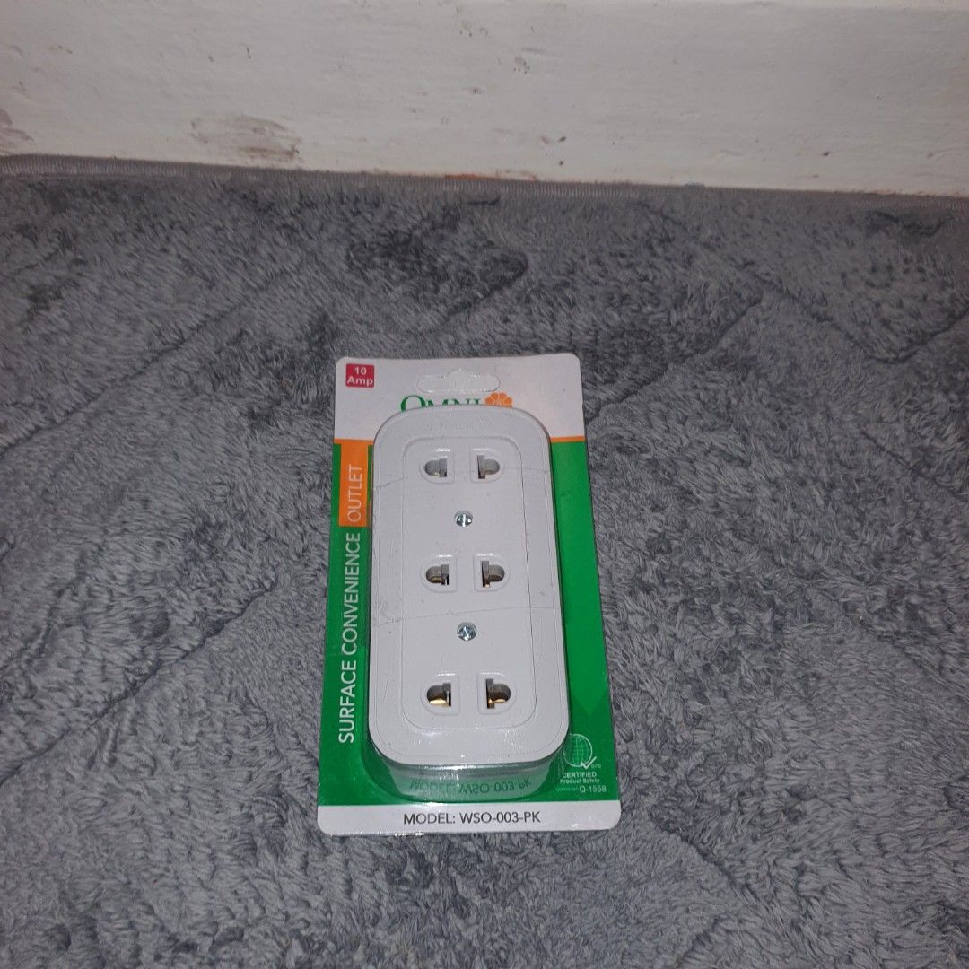 Omni 3 gang extension outlet (Category: Cleaning Tools & Supplies) located in Pasig City. Submitted by thethinkers (Listing ID 1463234429, Image 1). Description: .