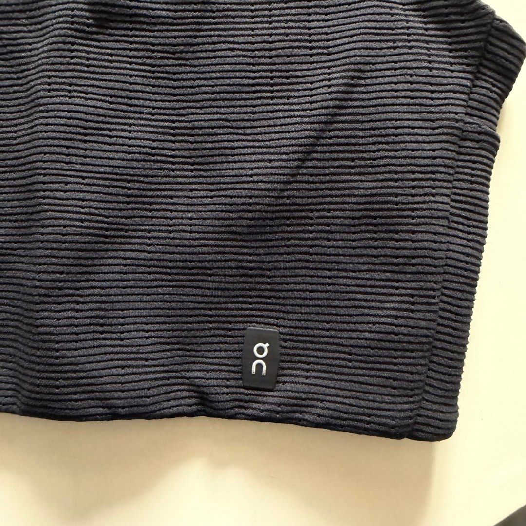On Black Sports Bra (Category: Activewear) located in Manila. Submitted by yasminehannah (Listing ID 1463127206, Image 2). Description: Original. can fit small to medium. Used 2x only. no pads which i actually prefer. original price: PHP 5,000.