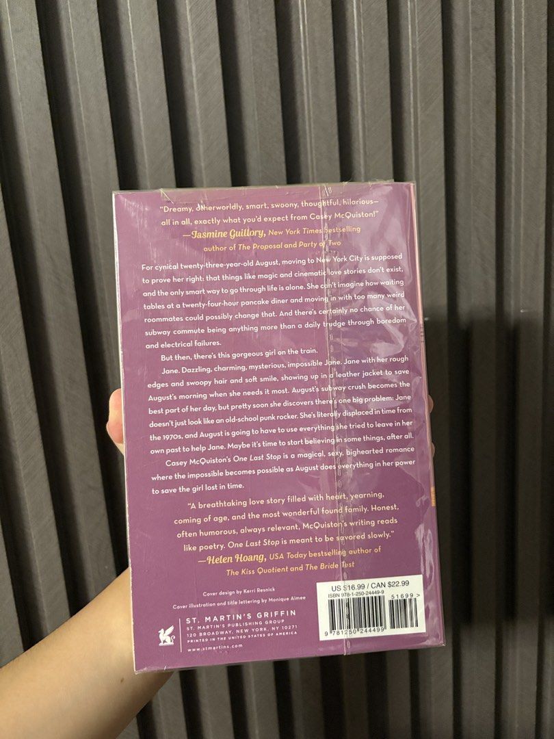 One Last Stop by Casey McQuiston (Category: Storybooks) located in Manila. Submitted by chaptersinthecloset (Listing ID 1463294224, Image 3). Description: Brand new. Bought for book collection! Rfs: Declutter .