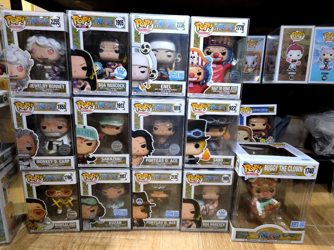One Piece Straw Hat Funko lop (Category: Figurines & Statues) located in Manila. Submitted by daily.tipid (Listing ID 1463230466, Image 2). Description: One Piece Funko Pop ba?? Eto na oh!!ididibs mo na Lang Luffy #1877 - ❌ Luffy #2138 - 899 Luffytaro Hot topic #921 - 1,499 Roronoa Zoro #1496 SE - 999 Zoro #327 - 799 Zoro #923 - ❌ Usopp #401 - 750 General Franky #1776 - 999 Franky #329 - 999 Nami #328 - 1,399 Chopper #99 - 799 Buffed Chopper #918