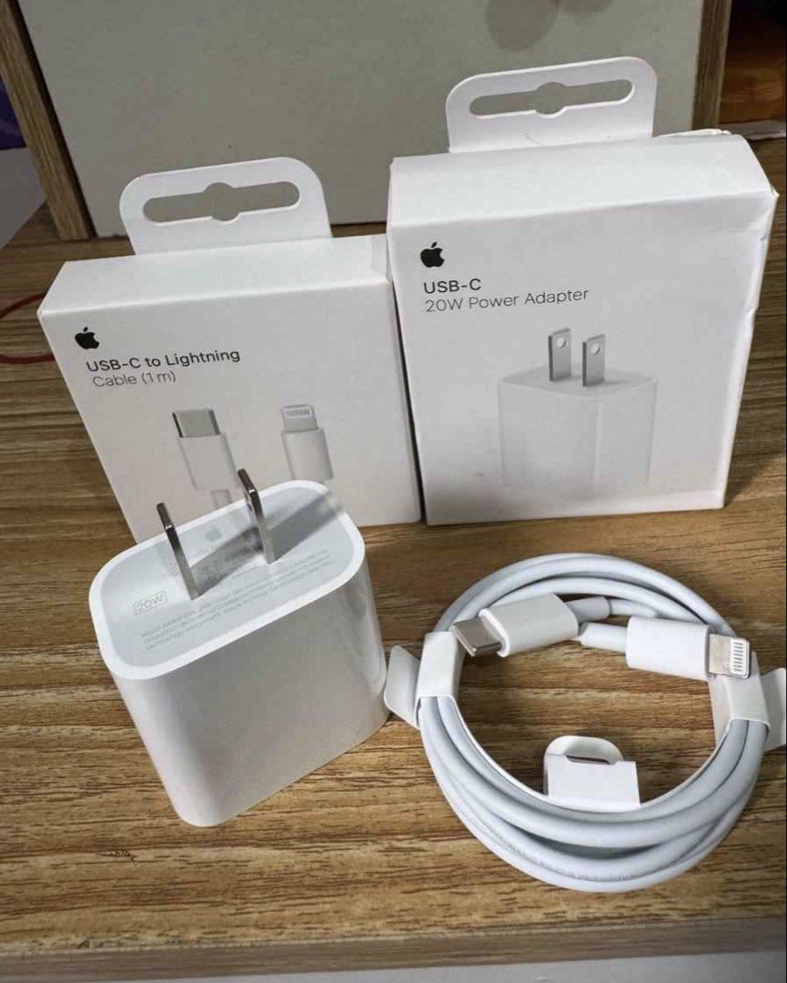Original iPhone Lightning Charger Set- Sealed items (Category: Chargers & Cables) located in Manila. Submitted by warm_jamin (Listing ID 1463307609, Image 2). Description: 🍎 Original iPhone Lightning Charger Set ✅ Original Apple Lightning Charger Set ✅ Brand New & Sealed ✅ Sealed Packaging ✅ Ready to Use ✅ Perfect for iPhone & other Lightning-compatible Apple devices 📦 Available for Same-Day Delivery around Manila 🚚 Pickup / Lalamove Available