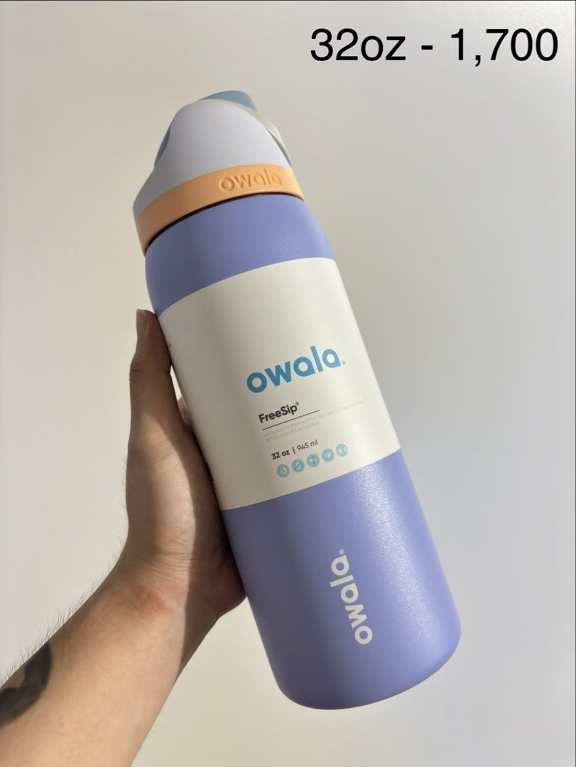 Owala Insulated Tumblers (Category: Water Bottles & Tumblers) located in General Trias. Submitted by upperlaneph (Listing ID 1463136283, Image 2). Description: OWALA INSULATED TUMBLERS Freesip 32oz - 1,700 pesos Colors: Teal, Purple 2in1 (sip & straw) 24oz - 1,500 pesos Color: Smell The Roses 100% Authentic and Brand new, Complete with manuals inside. (From Canada) Shipping via lalamove or J&T 📍General Trias, Cavite (Open for Pickup).