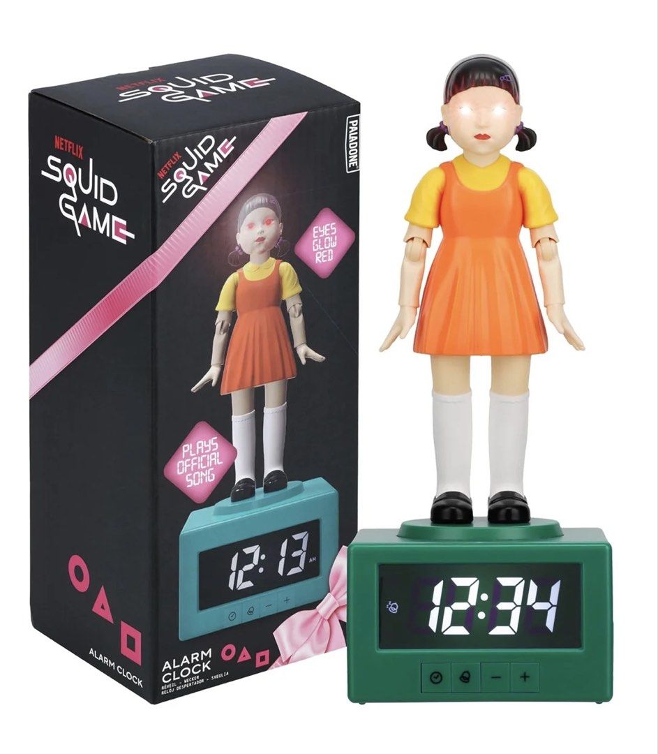Paladone Squid Game Spirits Young Hee Alarm Clock (Category: Designer & Blind Box Toys) located in Quezon City. Submitted by clostitchotaku100 (Listing ID 1463157087, Image 2). Description: .