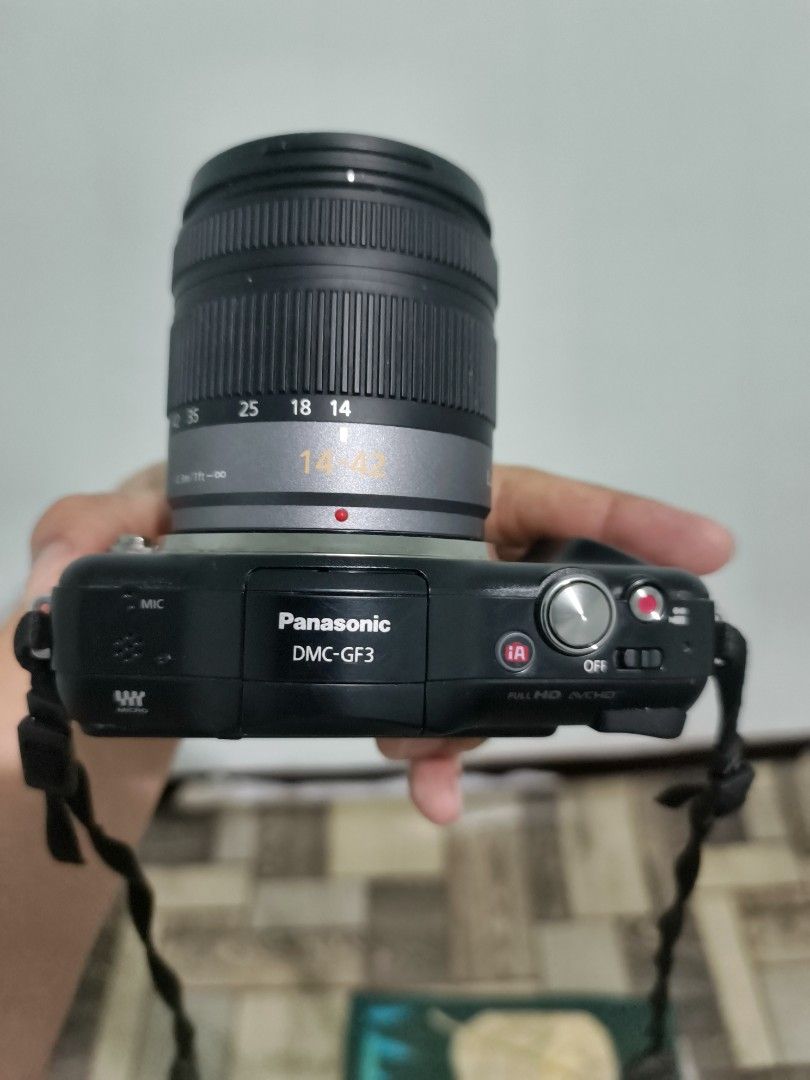 Panasonic Lumix DMC-GF3 Mirrorless (Category: Announcements) located in Manila. Submitted by jenmelvin001795 (Listing ID 1463205477, Image 2). Description: working all button and touchscreen inclusion ✅battery ✅strap ✅sd card ✅charger.