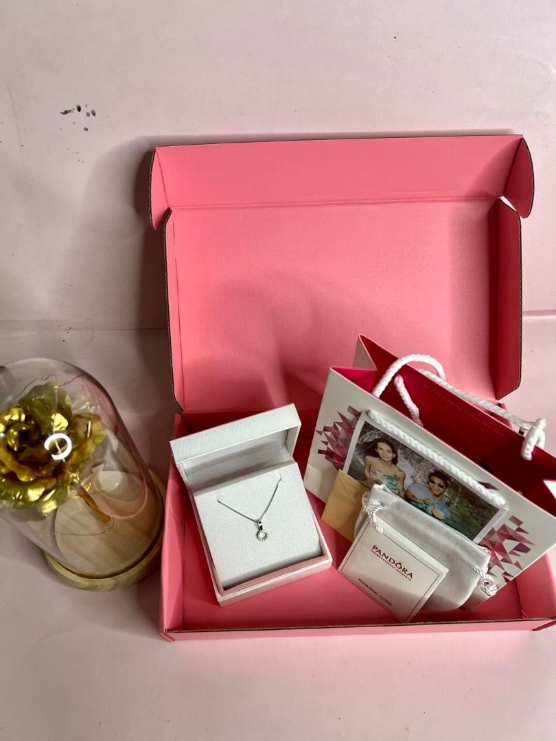 Pandora Necklace (Category: Jewelry) located in Caloocan City. Submitted by pan.mnl (Listing ID 1463199625, Image 1). Description: PANDORA NECKLACE ₱599 ONLY (+₱200 for Eternal Rose) Inclusion: -Necklace -Paper bag -Polishing cloth -Pouch -Care card -Necklace box 📍 Cainta Rizal 🚛 Shipping Nationwide via Jnt 🛵 Same day Delivery via Lalamove/Grab Express.