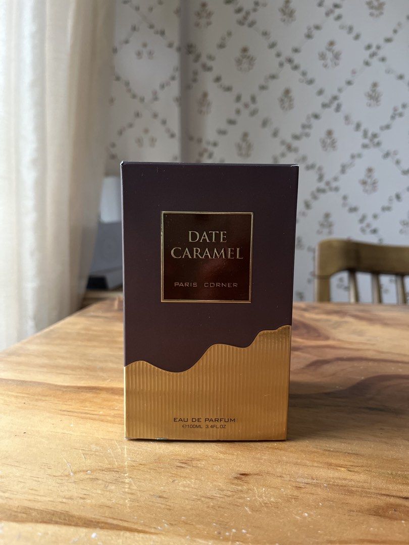Paris Corner Date Caramel Eau De Parfum 100ml (Category: Fragrance & Deodorants) located in Bacolod City. Submitted by vintage_vogue6100 (Listing ID 1463205685, Image 2). Description: - Paris Corner Date Caramel Eau De Parfum - 100ml bottle - Sweet, caramel fragrance - Suitable for everyday or special occasions - Comes in original packaging - Reason for selling: Too many perfumes.