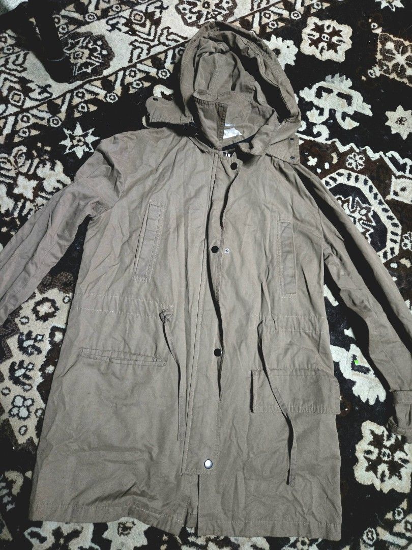 Parka Jacket (Category: Coats, Jackets and Outerwear) located in Manila. Submitted by oki.ukay (Listing ID 1463222122, Image 2). Description: Pro Edge by Knights Apparel Parka Jacket -Color: Mocha Brown -Detachable hood -Zip and button lock -Waist can fit 26-40 -Dimensions are on the photo.