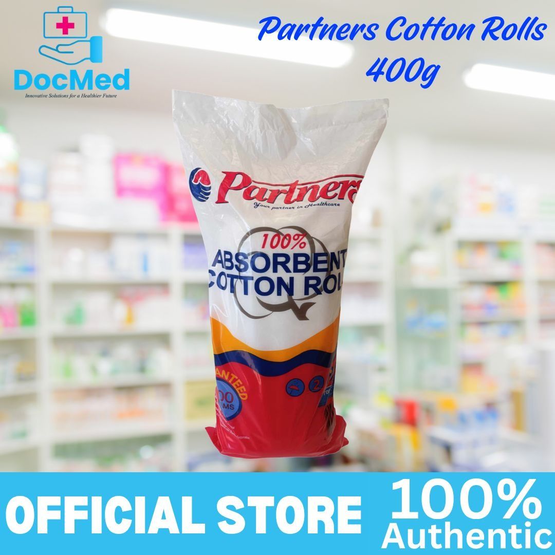 PARTNERS COTTON ROLL 400GRM (Category: Medical Supplies & Tools) located in Quezon City. Submitted by zee_010200 (Listing ID 1463219123, Image 1). Description: - Brand: Partners - Product: Cotton Rolls - Weight: 400g - Feature: 100% Absorbent Cotton - Ideal for personal care, first aid, and crafts..