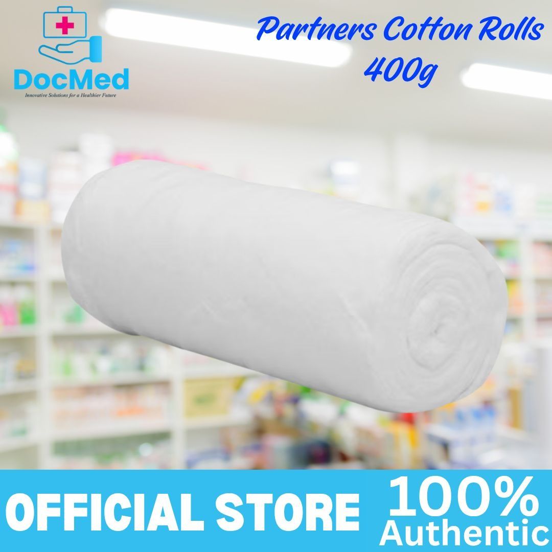 PARTNERS COTTON ROLL 400GRM (Category: Medical Supplies & Tools) located in Quezon City. Submitted by zee_010200 (Listing ID 1463219123, Image 3). Description: - Brand: Partners - Product: Cotton Rolls - Weight: 400g - Feature: 100% Absorbent Cotton - Ideal for personal care, first aid, and crafts..
