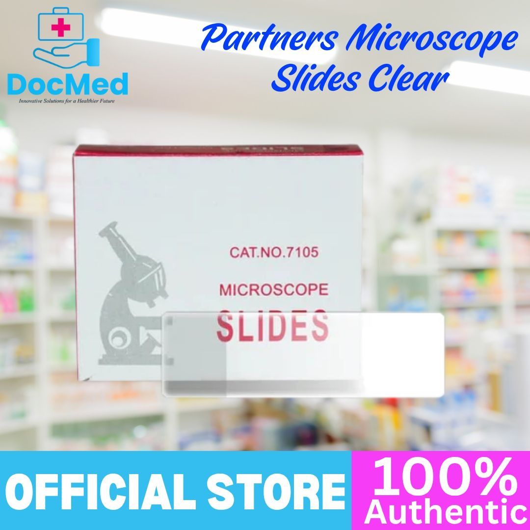 PARTNERS MICROSCOPES SLIDES 7102 CLEAR (PLAIN) (Category: Medical Supplies & Tools) located in Quezon City. Submitted by zee_010200 (Listing ID 1463179334, Image 3). Description: - 50 PCS PER BOX - CLEAR GLASS GROUND EDGES - 25.4 X 76.2mm (1 X 3").