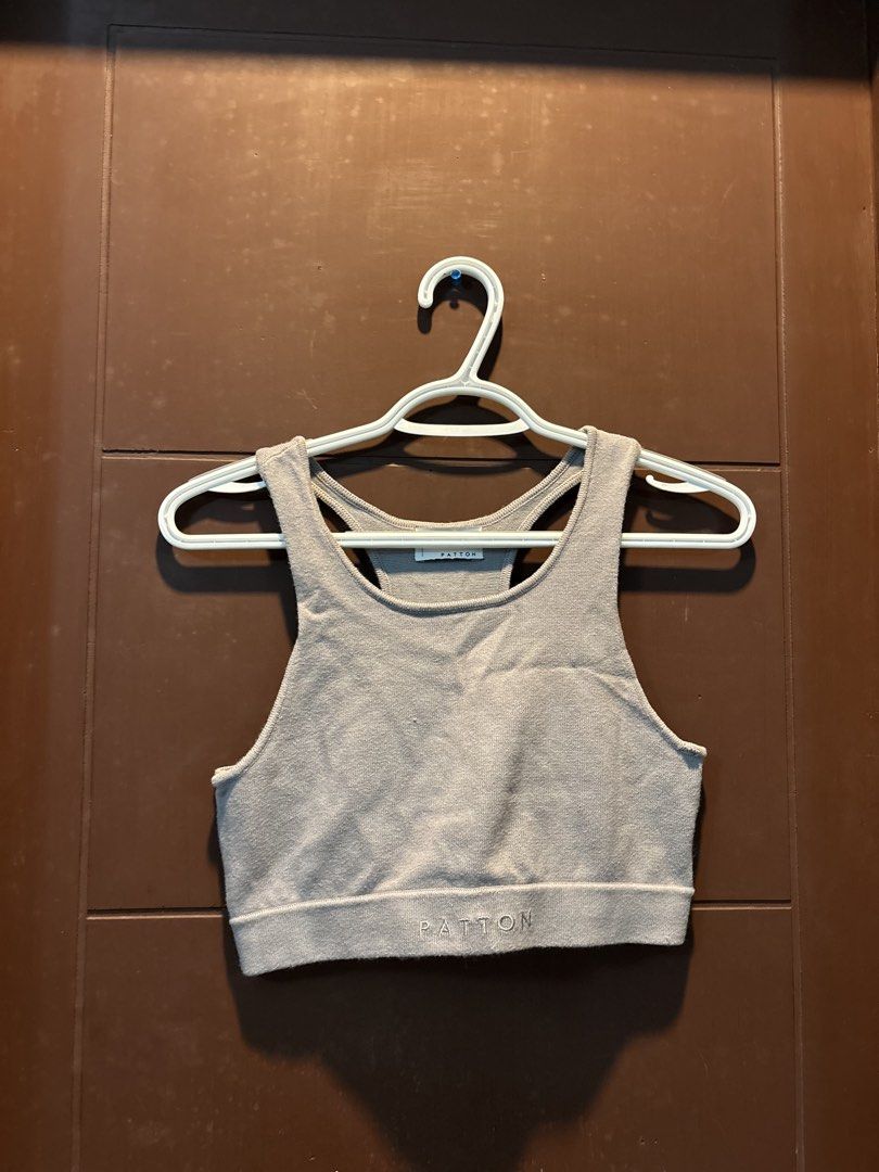 PATTON — Cotton Bralette Top (Category: Sleeveless) located in Paranaque City. Submitted by margauxm (Listing ID 1463324262, Image 1). Description: [PATTON — Cotton Bralette Top] — In Medium size — Lightly used! Still in super good condition — Super comfortable! — Can easily dress up or dress down — No stains, runs or damage on the item, see photos! RFS: Decluttering .