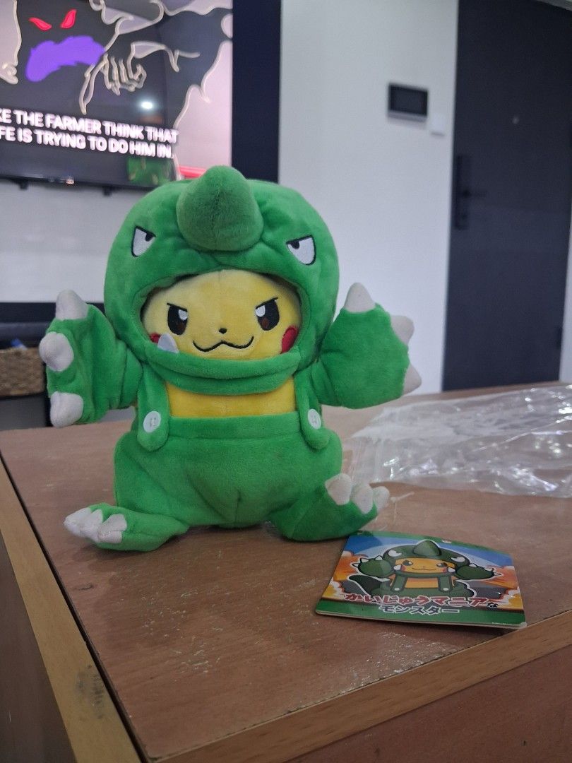 Pikachu Costume Plush (Category: Plushies & Soft Toys) located in Aguinaldo. Submitted by shrimpytrinkies (Listing ID 1463155135, Image 1). Description: .
