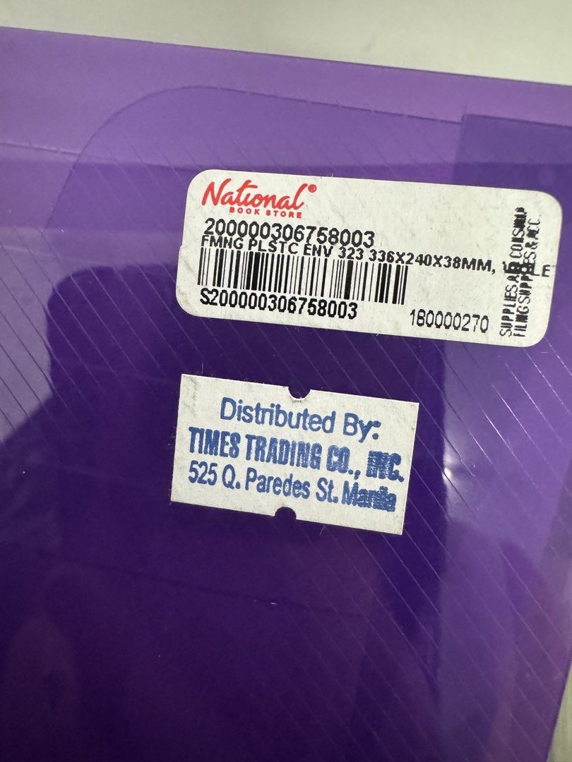 plastic envelope (Category: Announcements) located in Manila. Submitted by decluterthings888 (Listing ID 1463216987, Image 2). Description: .
