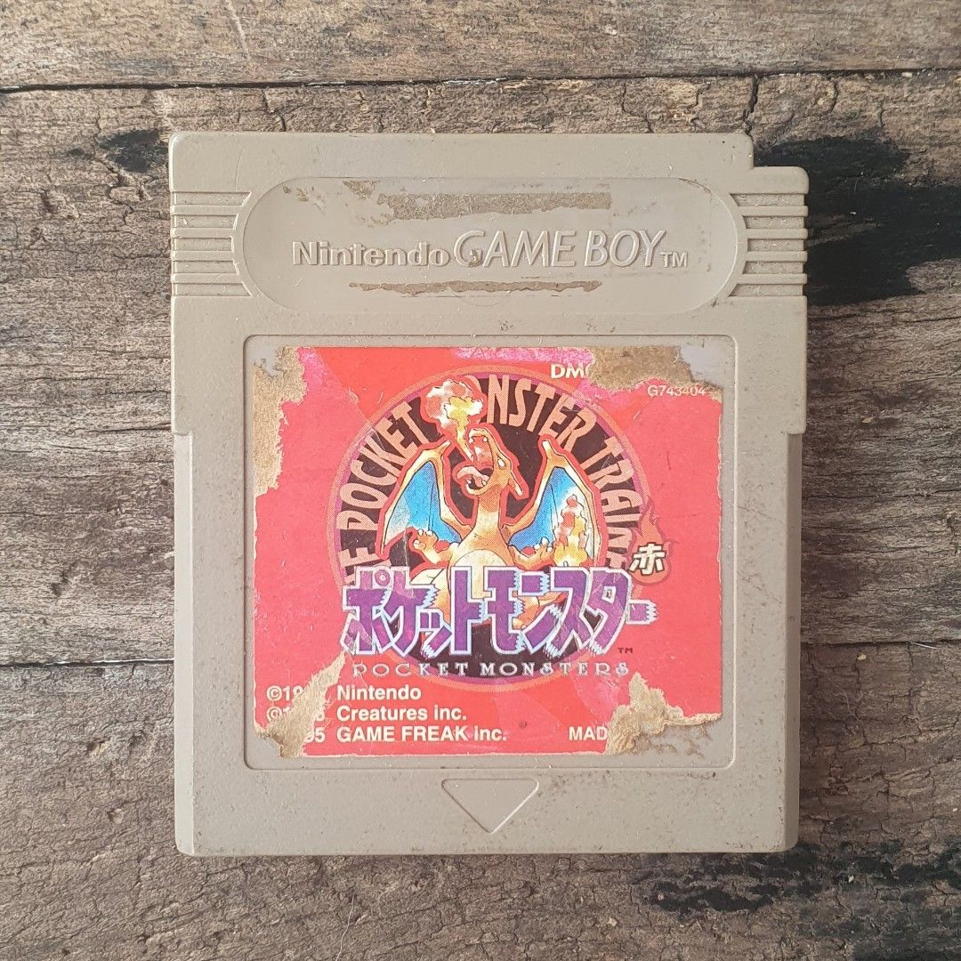 Red Coding Language Pokemon Red (Pocket Monster Red), Video Gaming, Video Games, Nintendo ...