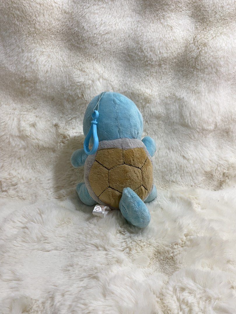 Pokemon Squirtle Plush Charm Keychain (Category: Plushies & Soft Toys) located in Kalibo. Submitted by ollie_stuffshop (Listing ID 1463171911, Image 2). Description: Before you send your inquiries: ❗️Last Price is already posted ❗️Manage your expectations, WYSIWYG ❗️May need washing ❗️Dropoff is every Wednesday & Sunday - Adorable Squirtle plush toy - Ideal for any Pokemon enthusiast - Perfect for collecting or as a thoughtful gift - Soft, cuddly