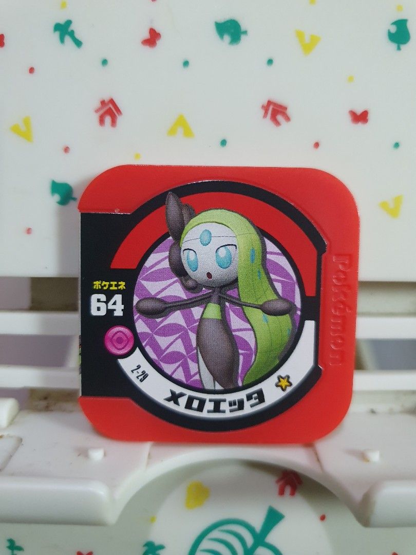 Pokemon Tretta Chip Meloetta (Category: Raw Singles) located in Quezon City. Submitted by collectionneursonline88 (Listing ID 1463306080, Image 1). Description: for collection only .Japan version not usable in Philippines arcade machines 🔄 Meetups Balintawak Camachile 7/11 Quezon City 🛵 Shipping : - Lalamove ( except Provincial) - Flash Express - GogoExpress - LBC 📥 Payment : cash on meetups Gcash.