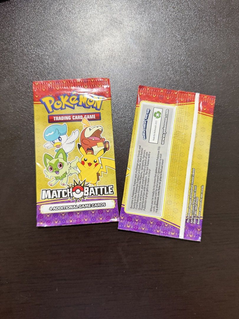 Pokemon X Mcdonalds Collaboration Merch (Category: Character Goods) located in Muntinlupa City. Submitted by yukeelele (Listing ID 1463194095, Image 3). Description: 🎁 Evolution Surprise Collection Sealed - 250 * Riolu ×1 * Munchlax ×2 * Pichu ×2 * Golduck ×2 Opened - 200 * Vulpix ×1 * Ninetales ×1 Pokemon Card Packs - Sealed * Dragonite Pack ×5 - 300 per pack * Match Battle Pack ×2 - 400 per pack pm for details .