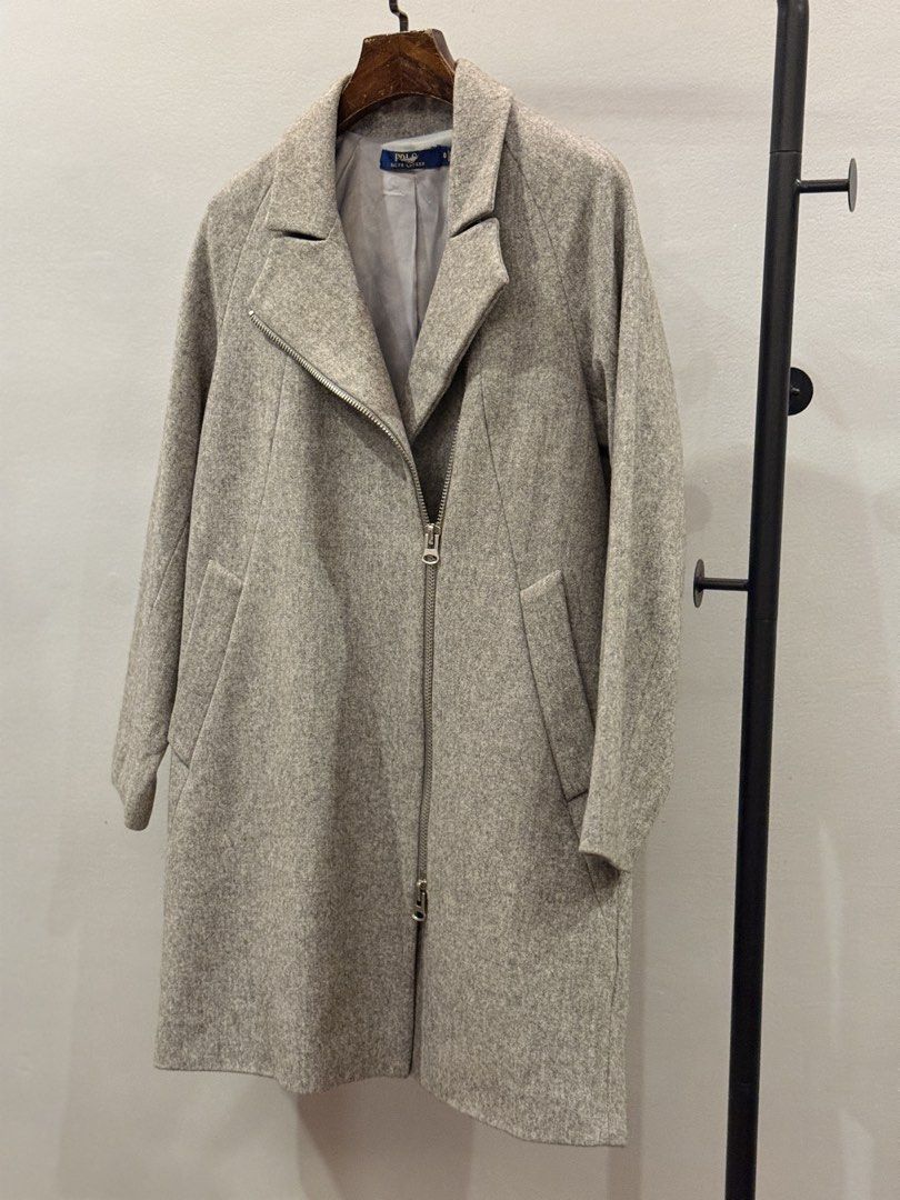POLO RALPH LAUREN LONG COAT (Category: Luxury Apparel) located in Dagupan City. Submitted by size.spectrum (Listing ID 1463181251, Image 2). Description: SIZE 0 XS TO SMALL WOMENS LIKE NEW Ralph Lauren Polo Ralph Lauren Wool Coat Minimalist Winter Fashion Grey Coat Quiet Luxury Capsule Wardrobe .