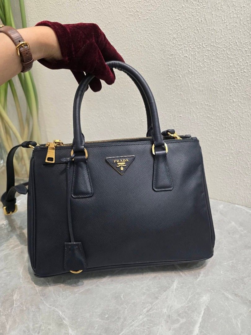 Prada Galleria 2-Way Bag (Category: Luxury Bags & Wallets) located in Manila. Submitted by ej.collections (Listing ID 1463288960, Image 2). Description: NEGOTIABLE PRICE ALL ITEMS ARE ONHAND 💯 GUARANTEED AUTHENTIC MONEY BACK IF PROVEN FAKE •Size: Small •Condition: Good •Inclusion: Bag only with generic dustbag •Plus shipping fee •Local & international shipment 📍Loc. Davao City.
