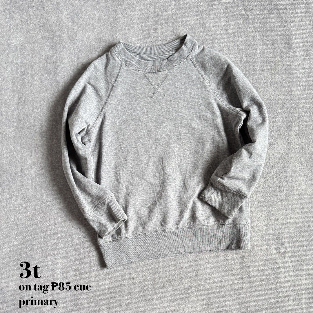 primary kids crewneck (Category: Babies & Kids Fashion) located in Baguio. Submitted by mapa_laku (Listing ID 1463175937, Image 1). Description: .