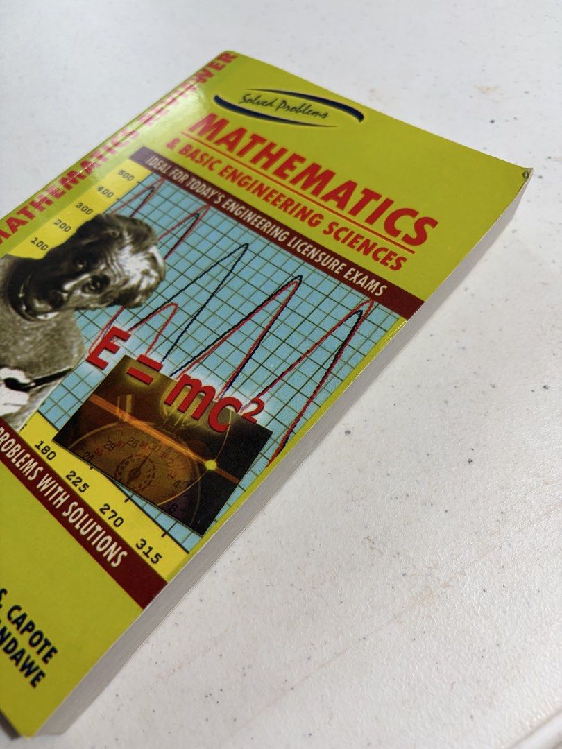 Prime Reviewer Engineering Mathematics & Basic Engineering Sciences (Category: Textbooks) located in Las Pinas. Submitted by yannayanna11 (Listing ID 1463219648, Image 3). Description: -PRIME Engineering Mathematics Reviewer - For board exam (Mechanical Engineering Licensure Exam).