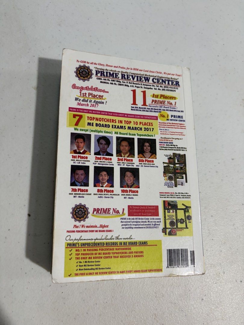 Prime's Mechanical Engineering Pocket Reference Manual Updated Version (Category: Textbooks) located in Las Pinas. Submitted by yannayanna11 (Listing ID 1463219646, Image 2). Description: - Prime's Mechanical Engineering Pocket Reference Manual (Updated Version) - For board exam (Mechanical Engineering Licensure Exam).