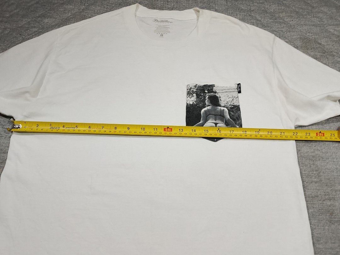 Primitive white graphic Pocket t-shirt (Category: Tshirts & Polo Shirts ) located in Cadiz. Submitted by comradstuff (Listing ID 1463126587, Image 3). Description: Primitive white graphic Pocket t-shirt w 22" l 31".