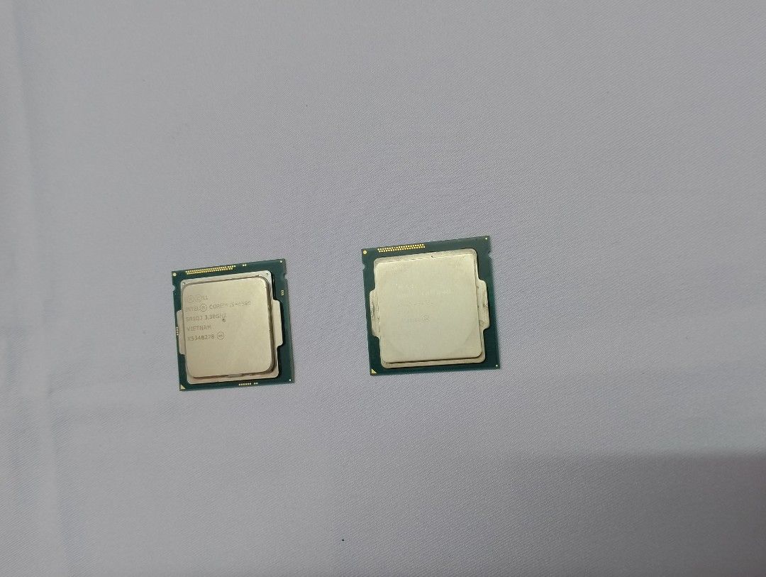 Processor CPU PC i5 (Category: Computer Parts) located in Kuala Lumpur. Submitted by norzeeshan33408 (Listing ID 1463201686, Image 2). Description: Processor CPU PC i5 i5 4468 SR1QK 3.20 GHz L416B561 Malaysia i5 4590 SR1QJ 3.30 GHz X534B278 Vietnam RM 50 for 1 unit .