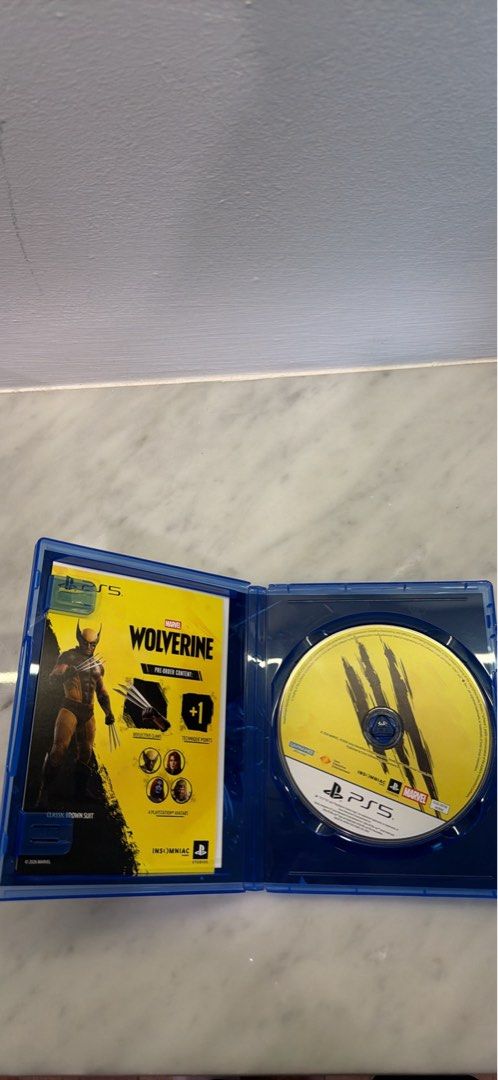 Ps5 wolverine (Category: PlayStation) located in Batu Maung. Submitted by kingsley5153 (Listing ID 1463257501, Image 3). Description: Come with poster Come with wolverine tag Code no used Cod penang .