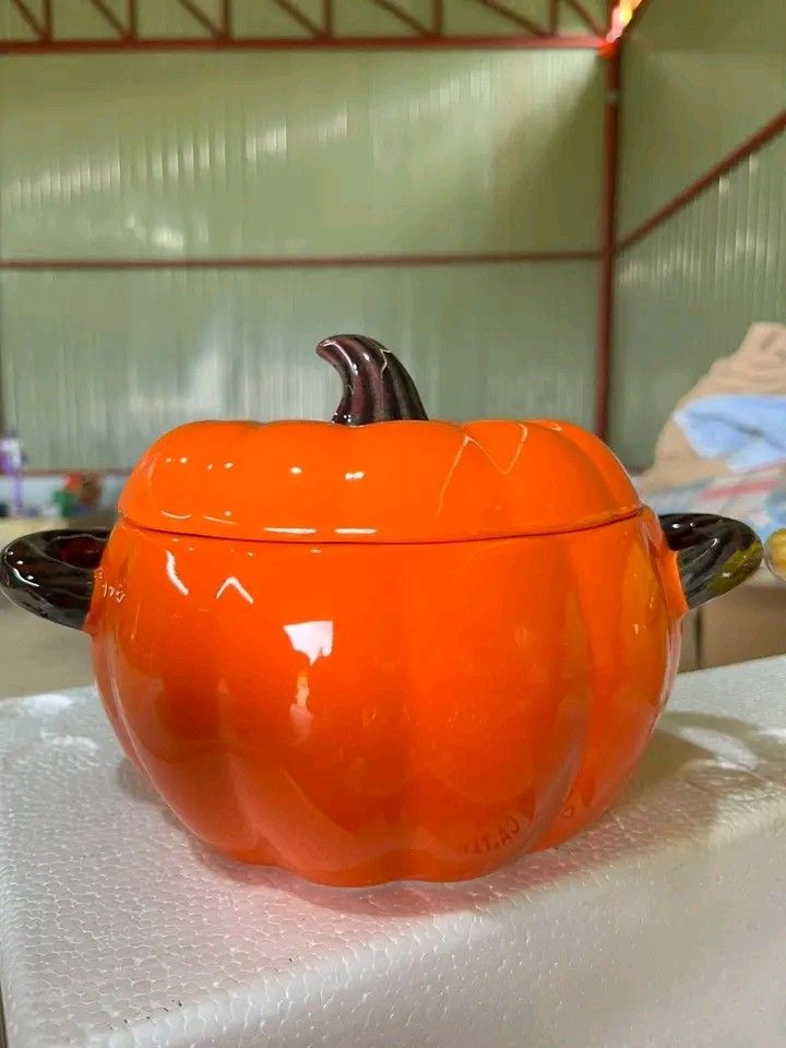 Pumpkin food keeper (Category: Other Home Decor) located in Cebu City. Submitted by coolfish.fe091f (Listing ID 1463127115, Image 1). Description: large size pumpkin food keeper.