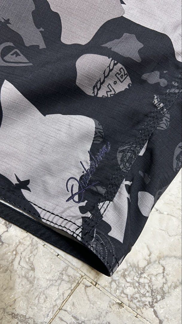 Quiksilver camou (Category: Swim Trunks & Board Shorts) located in Manila. Submitted by deadasswavy (Listing ID 1463179545, Image 2). Description: Dimension by inch 32/ 20.5 leg hole - 11.