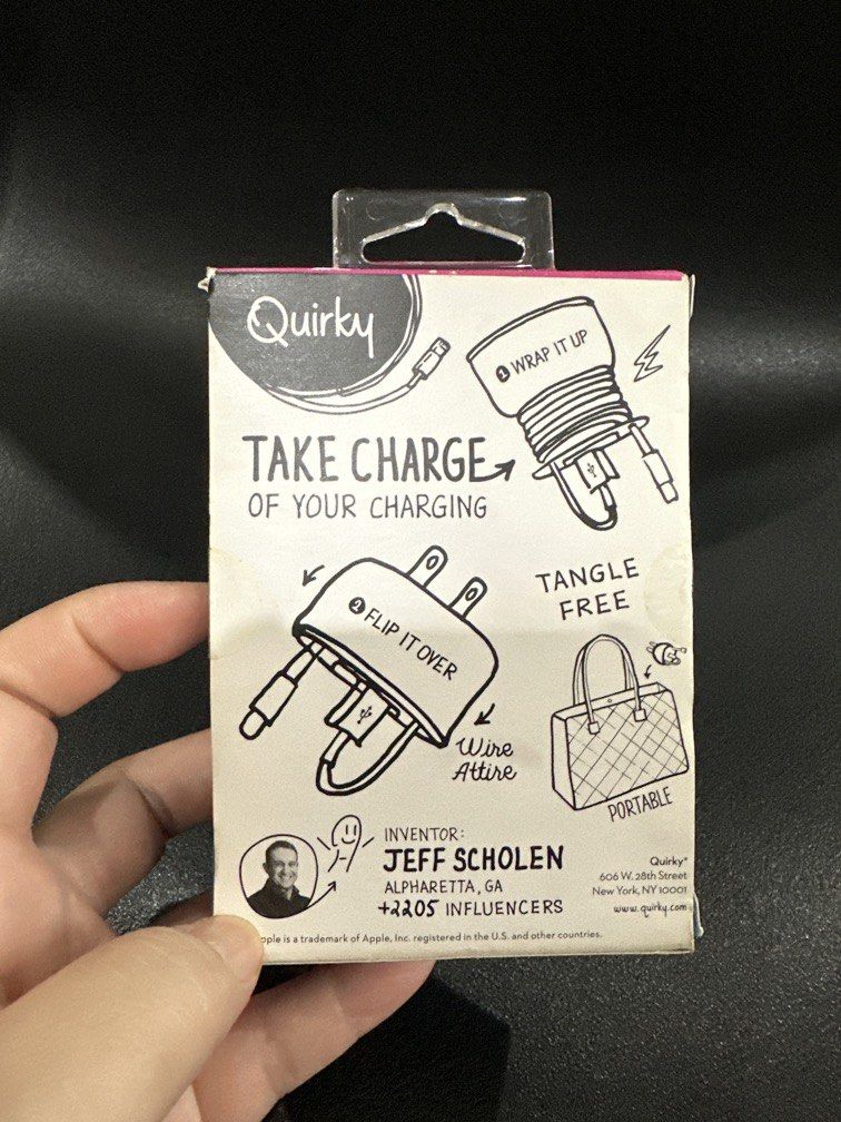 Quirky Power Curl Cord wrap for Apple (Category: Other Accessories) located in Manila. Submitted by krystalchewey_ (Listing ID 1463164245, Image 3). Description: Bnew Actual Photo Posted 350php Wrap it up Flip it over Portable Tangle free.
