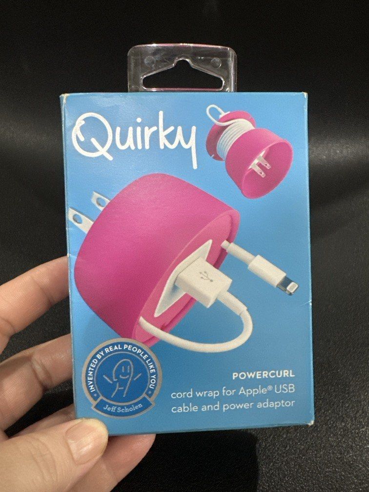 Quirky Power Curl Cord wrap for Apple (Category: Other Accessories) located in Manila. Submitted by krystalchewey_ (Listing ID 1463164245, Image 1). Description: Bnew Actual Photo Posted 350php Wrap it up Flip it over Portable Tangle free.