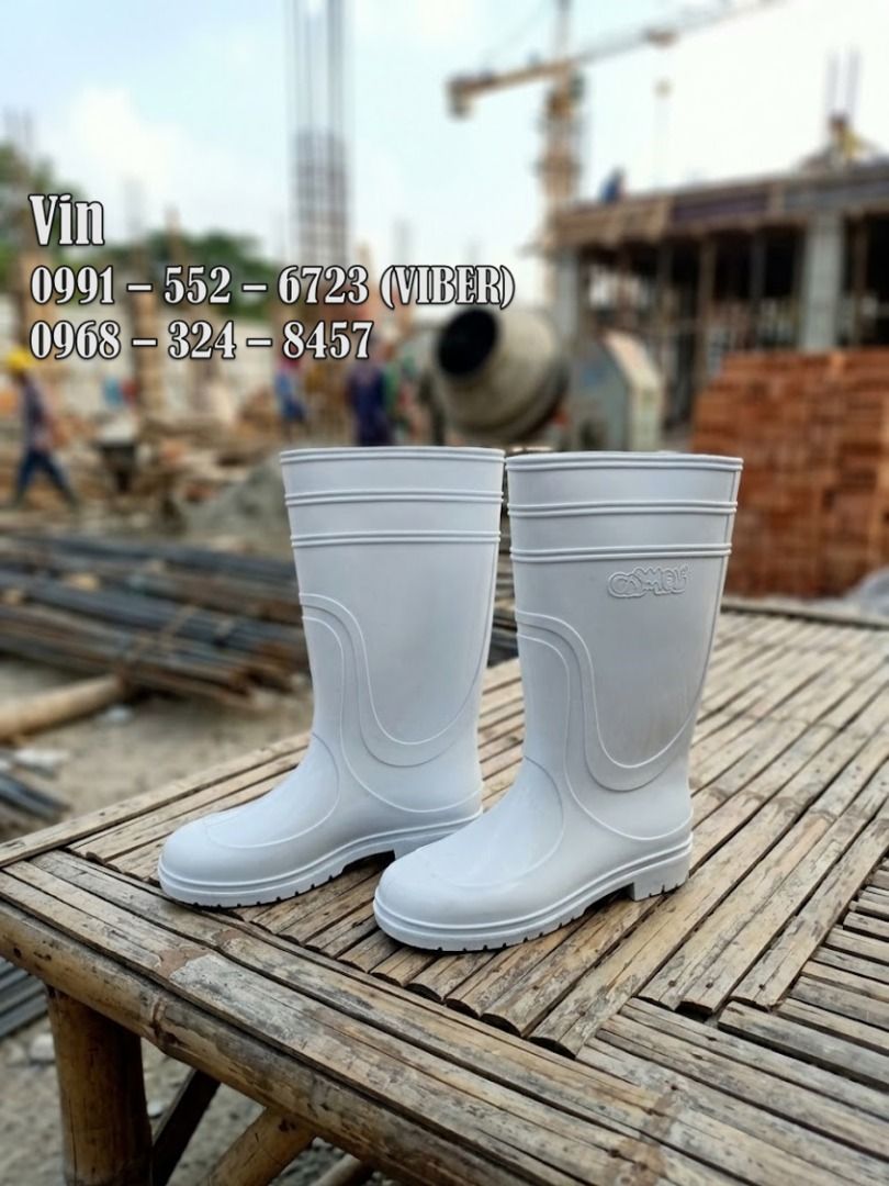 rain boots camel white (Category: Boots) located in Bacoor. Submitted by zx400rr (Listing ID 1463126111, Image 1). Description: CAMEL RAINBOOTS WHITE waterproof anti-slip sole Durable and tough Lightweight Comfort fit Easy to clean We also have: > PPE SUPPLIES > ROAD BARRIER > SAFETY ROAD SIGNS For inquiries: 0991 552 6723 0968 324 8457 0933 855 9510 0956 702 8557 Landline: Pldt 046 416-39-20 Pin location: Nazareno 10 Trading #12 Tirona Hi-way , 