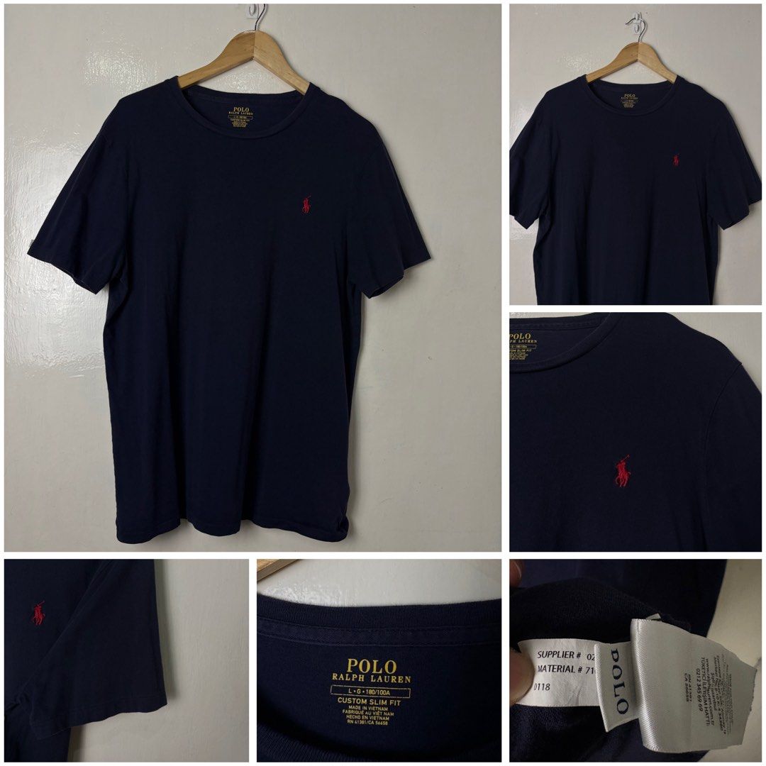 Ralph Lauren (Category: Tshirts & Polo Shirts ) located in Quezon City. Submitted by npdthrift25 (Listing ID 1463308801, Image 1). Description: Ralph Lauren Excellent Condition Color rate: 9.5/10 No Issue Dimension W 21 L 28 Size: Large 600.