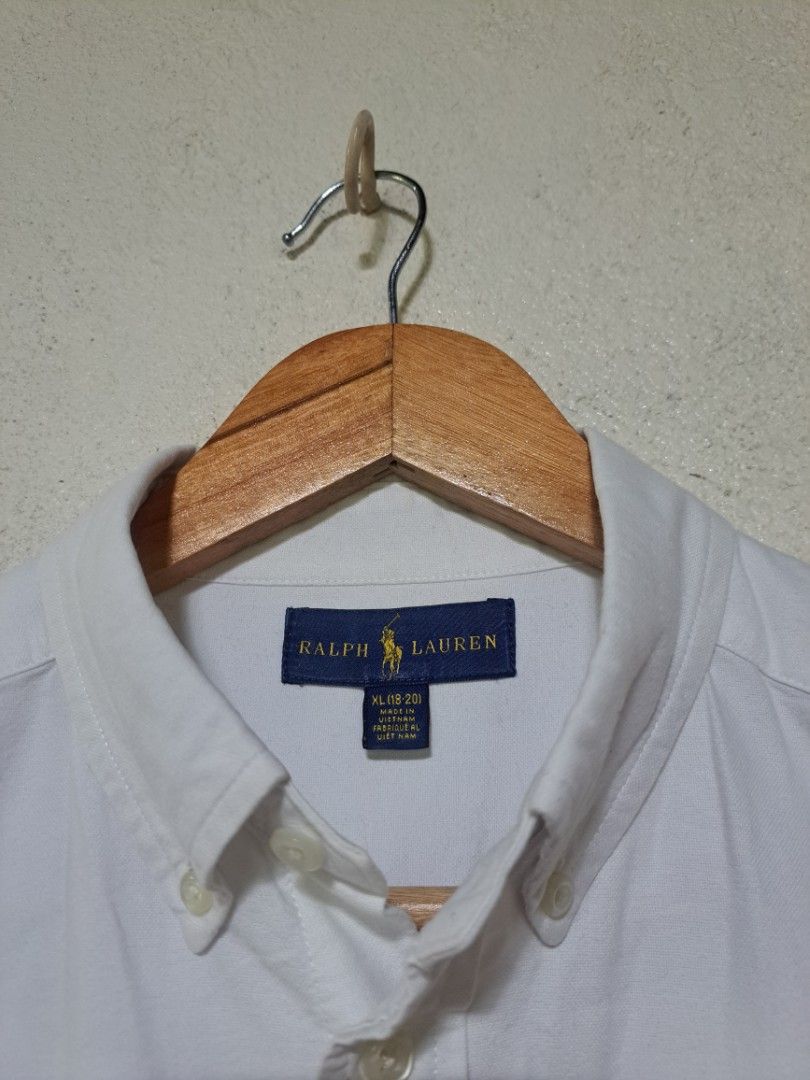 Ralph Lauren Big Pony Polo Button Down (Category: Formal Shirts) located in Dumaguete. Submitted by jayarbajad49160 (Listing ID 1463269419, Image 3). Description: Ralph Lauren Big Pony Polo Button Down Authentic/Original Excellent Condition Color rate:9.8/10 Issue: Minimal scratch/ Minimal dirt (washable) Size XL Youth pasok sa medium adult Width:20.5 Length:28 Loc dumaguete city visayas.