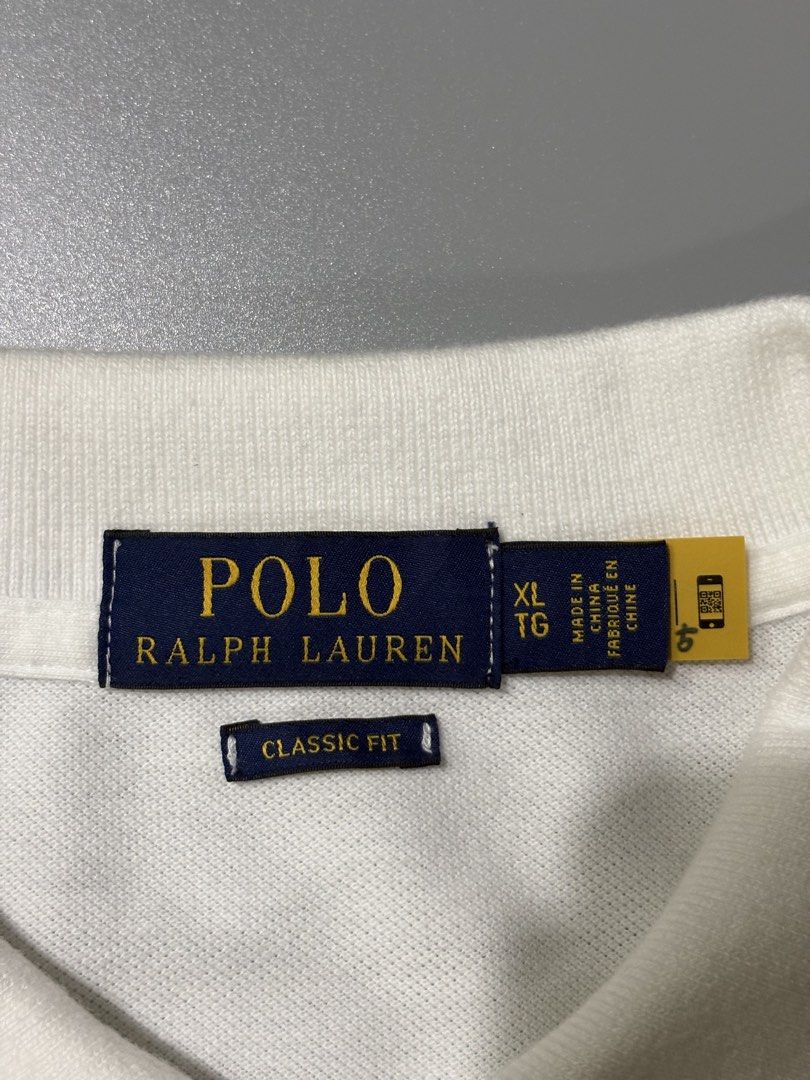 Ralph Lauren classic white polo (Category: Tshirts & Polo Shirts ) located in Caloocan City. Submitted by thlyn (Listing ID 1463186276, Image 2). Description: Got 2 pieces Size XL .