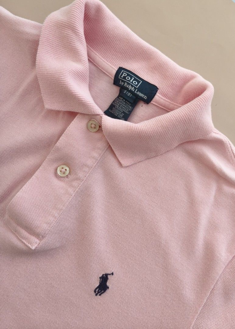 Ralph Lauren Polo Shirt 8-10yo (Category: Babies & Kids Fashion) located in Cebu City. Submitted by little_mush.room (Listing ID 1463292255, Image 2). Description: preloved RL polo shirt size : 8yo , runs big , *8-10yo minimal flaw : light stains.
