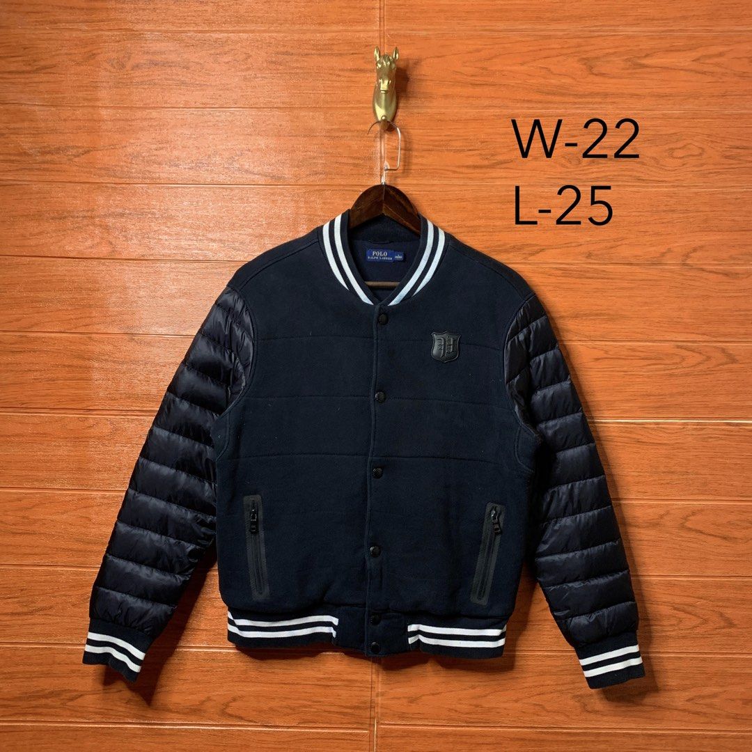 Ralph Lauren RL Jersey Bomber Jacket (Category: Coats, Jackets and Outerwear) located in Quezon City. Submitted by donklasiko (Listing ID 1463224352, Image 2). Description: Condition: 9.5+/10 Pristine condition Issue: non Refer to the dimension 🤗 PM FOR MORE DETAILS NO RETURN, NO EXCHANGE & NO REFUND! ✅I ALSO ACCEPT TRADE/SWAP TO ANYTHING JUST DROP YOUR OFFER Please manage your expectations, this is a secondhand item. What you see is what you ge