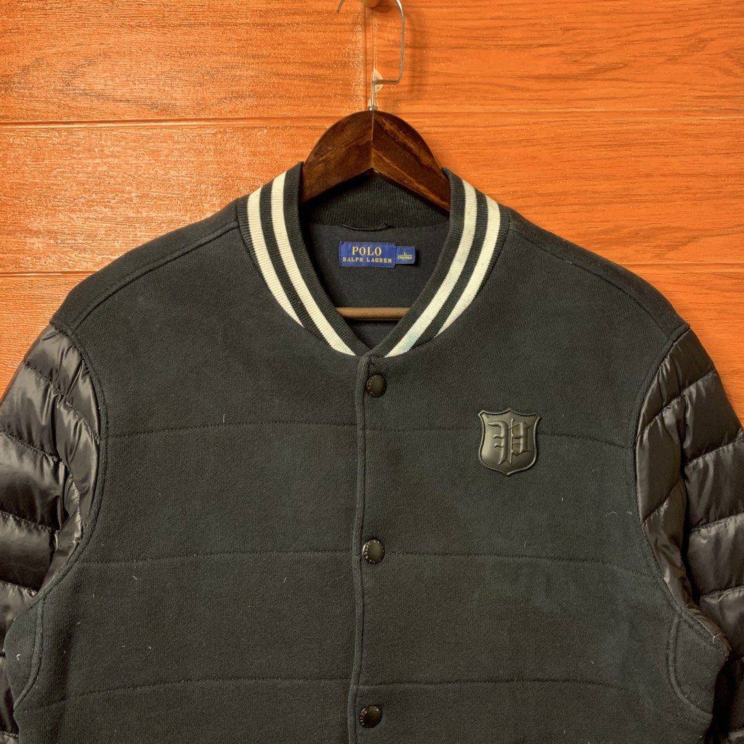 Ralph Lauren RL Jersey Bomber Jacket (Category: Coats, Jackets and Outerwear) located in Quezon City. Submitted by donklasiko (Listing ID 1463224352, Image 3). Description: Condition: 9.5+/10 Pristine condition Issue: non Refer to the dimension 🤗 PM FOR MORE DETAILS NO RETURN, NO EXCHANGE & NO REFUND! ✅I ALSO ACCEPT TRADE/SWAP TO ANYTHING JUST DROP YOUR OFFER Please manage your expectations, this is a secondhand item. What you see is what you ge