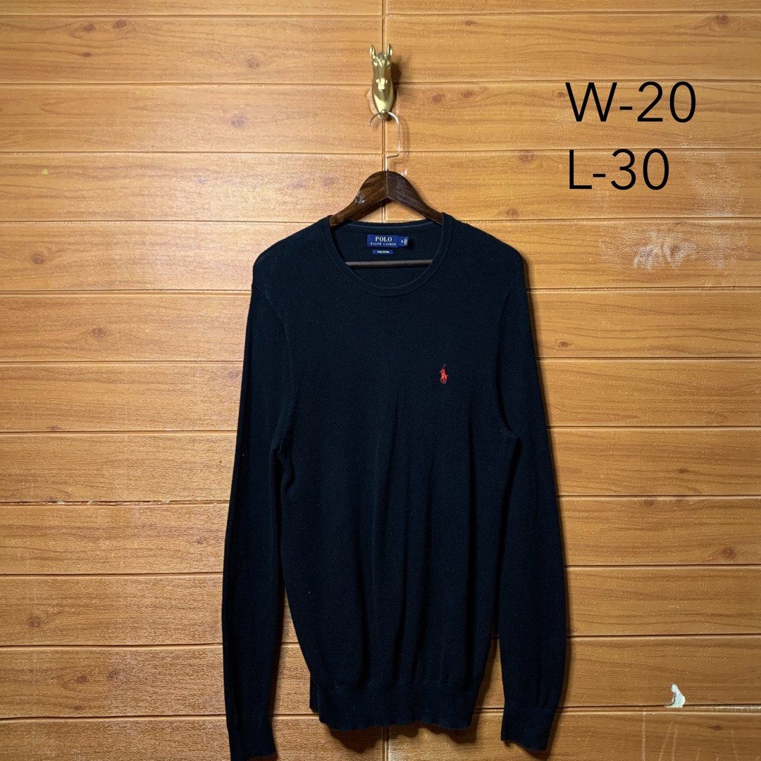Ralph Lauren RL Knitted Pullover (Category: Formal Shirts) located in Quezon City. Submitted by donklasiko (Listing ID 1463126441, Image 2). Description: Condition: 9.5+/10 Pristine condition Issue: non Refer to the dimension 🤗 PM FOR MORE DETAILS NO RETURN, NO EXCHANGE & NO REFUND! ✅I ALSO ACCEPT TRADE/SWAP TO ANYTHING JUST DROP YOUR OFFER Please manage your expectations, this is a secondhand item. What you see is what you get 😊 💵MOP: GCASH, 