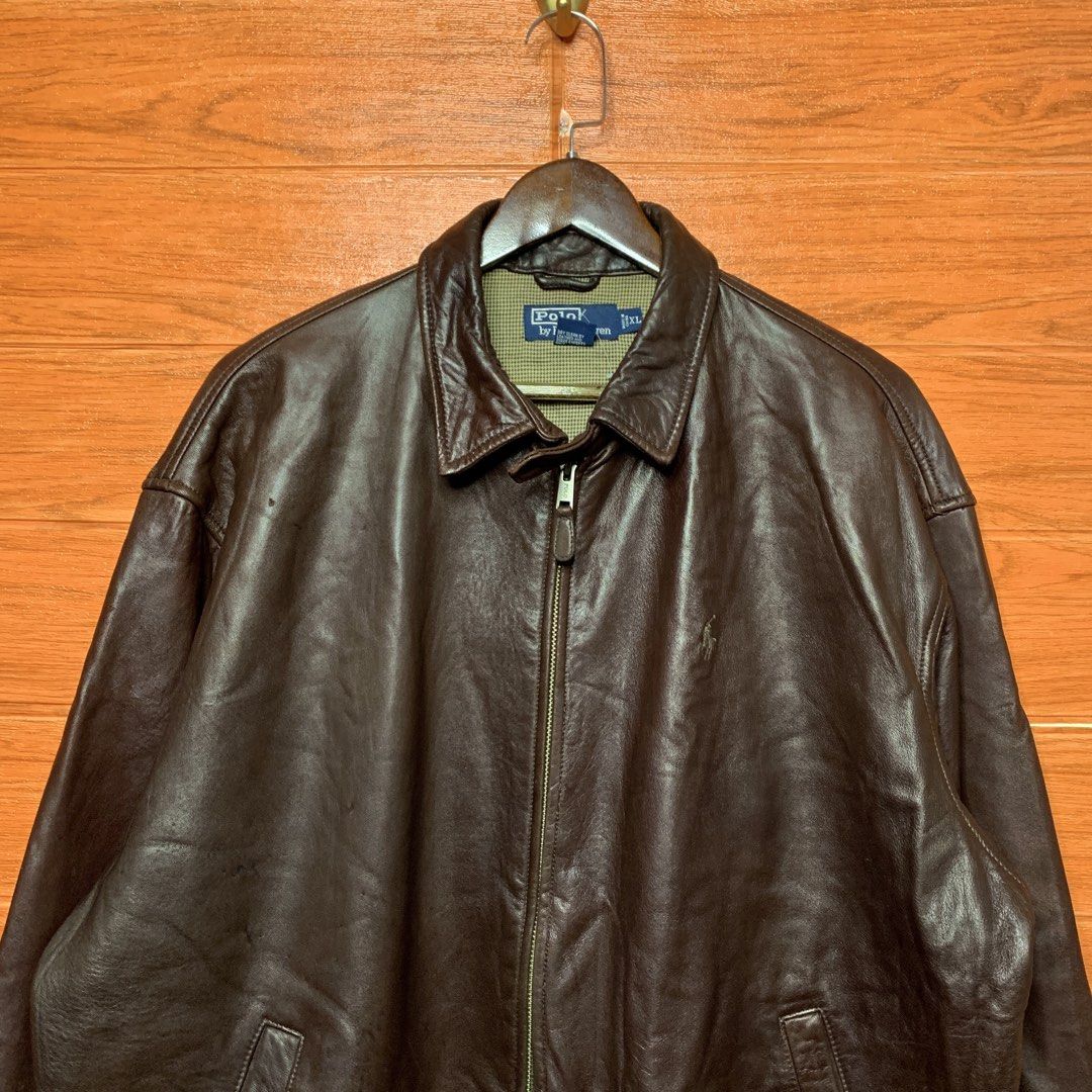 Ralph Lauren RL Leather Harrington Jacket (Category: Coats, Jackets and Outerwear) located in Quezon City. Submitted by donklasiko (Listing ID 1463224700, Image 3). Description: Condition: 9.5+/10 Pristine condition Issue: non Refer to the dimension 🤗 PM FOR MORE DETAILS NO RETURN, NO EXCHANGE & NO REFUND! ✅I ALSO ACCEPT TRADE/SWAP TO ANYTHING JUST DROP YOUR OFFER Please manage your expectations, this is a secondhand item. What you see is what y
