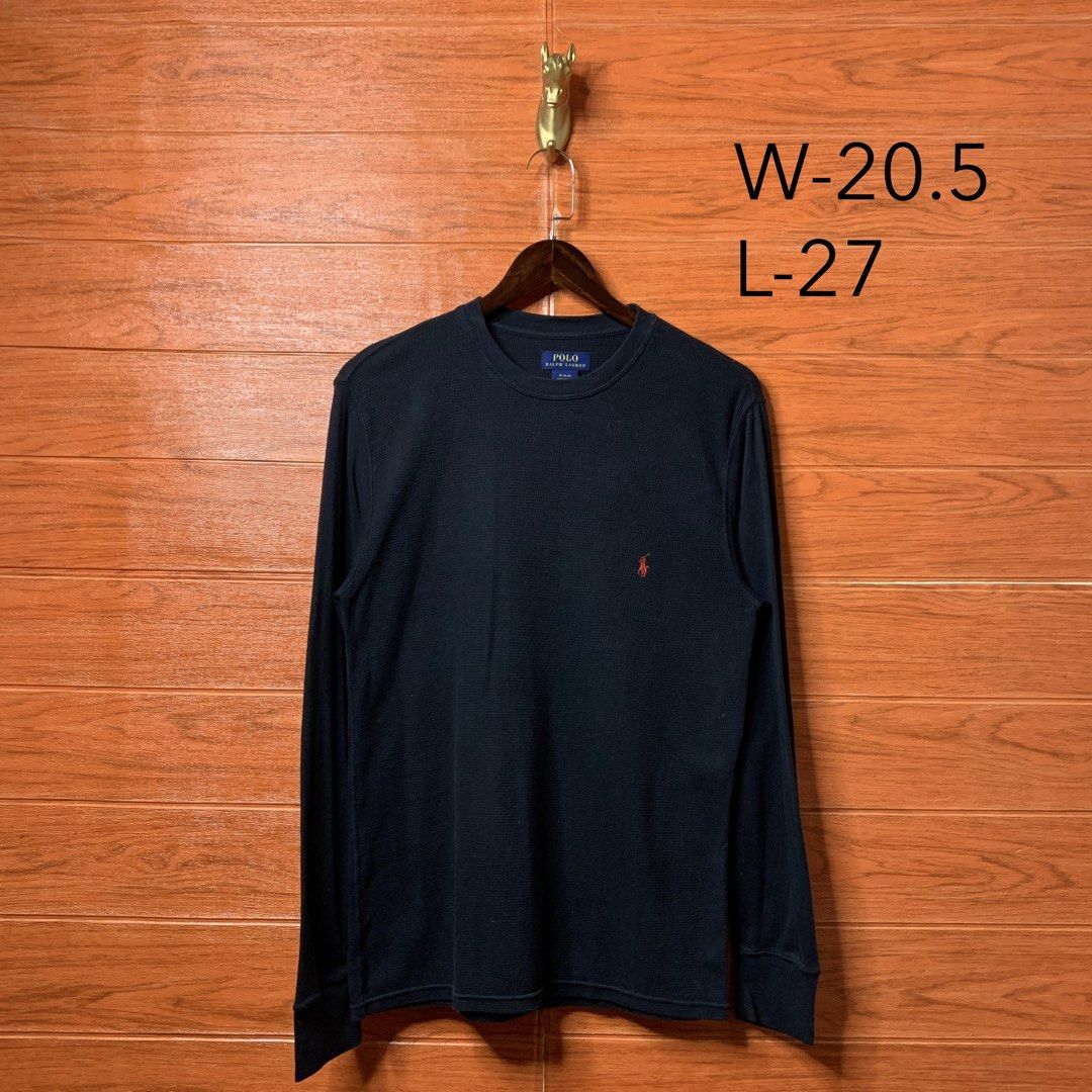 Ralph Lauren RL Waffle Knit Pullover (Category: Tshirts & Polo Shirts ) located in Quezon City. Submitted by donklasiko (Listing ID 1463121954, Image 2). Description: Condition: 9.5+/10 Pristine condition Issue: non Refer to the dimension 🤗 PM FOR MORE DETAILS NO RETURN, NO EXCHANGE & NO REFUND! ✅I ALSO ACCEPT TRADE/SWAP TO ANYTHING JUST DROP YOUR OFFER Please manage your expectations, this is a secondhand item. What you see is what you get 😊 �