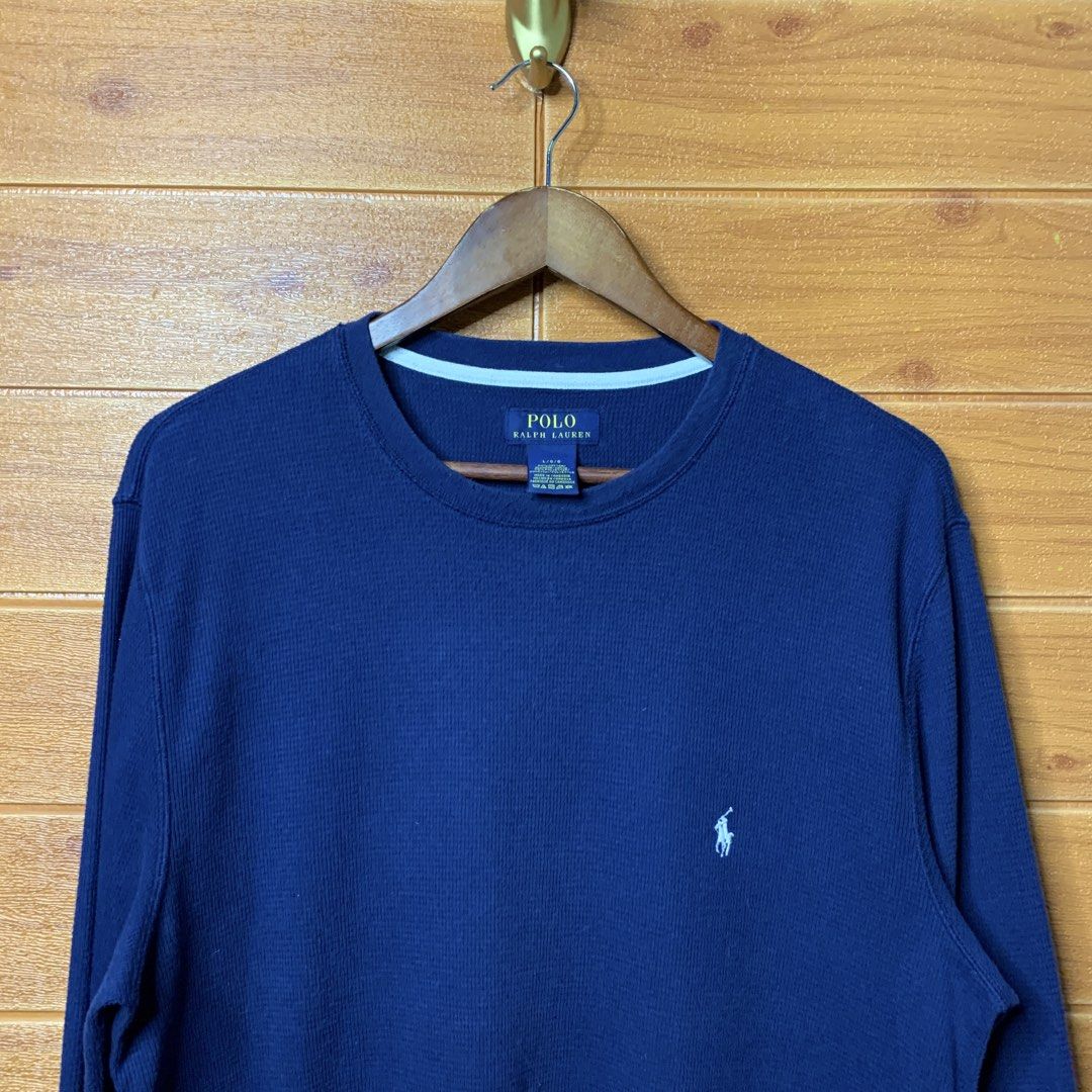 Ralph Lauren RL Waffle Knit Pullover (Category: Tshirts & Polo Shirts ) located in Quezon City. Submitted by donklasiko (Listing ID 1463123846, Image 3). Description: Condition: 9.5+/10 Pristine condition Issue: non Refer to the dimension 🤗 PM FOR MORE DETAILS NO RETURN, NO EXCHANGE & NO REFUND! ✅I ALSO ACCEPT TRADE/SWAP TO ANYTHING JUST DROP YOUR OFFER Please manage your expectations, this is a secondhand item. What you see is what you get 😊 �