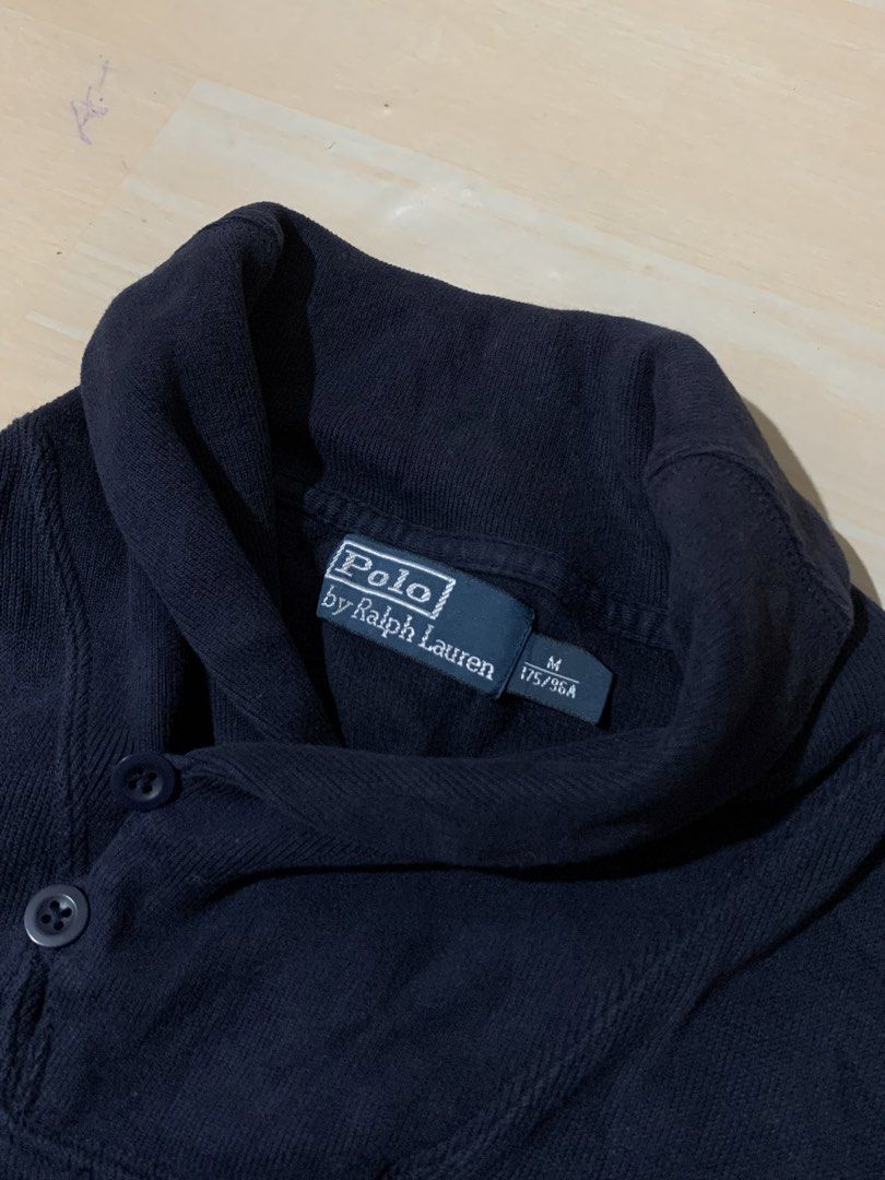 Ralph Lauren Shawl Sweater Size Mdeiun (Category: Luxury Apparel) located in Zamboanga. Submitted by totsthrifted (Listing ID 1463292985, Image 2). Description: EXCELLENT CONDITION NO ISSUE SIZE: MEDIUM DIMES: See the last 2pic 1,300 or best offer Pm📩.