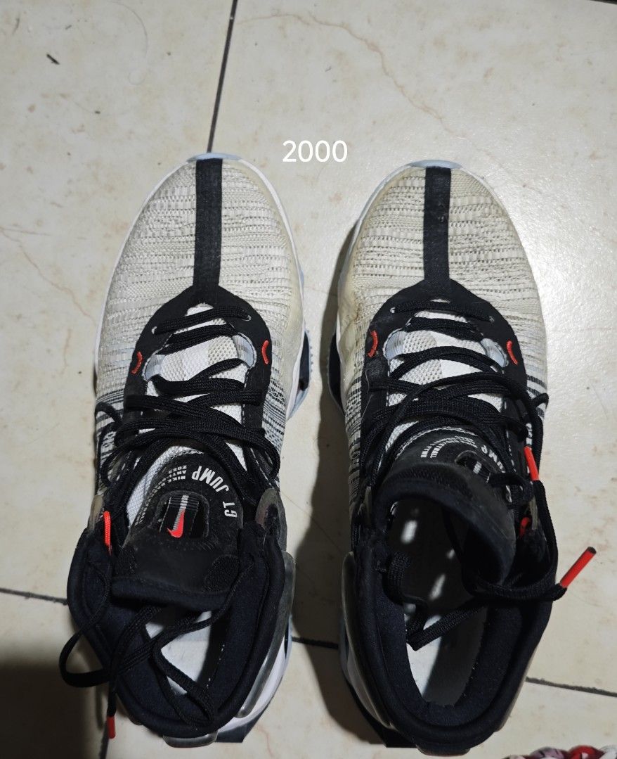 Random shoes (Category: Sneakers) located in Makati City. Submitted by royalshark_19d4e9 (Listing ID 1463217750, Image 2). Description: Selling random shoes, used and has some signs of wear but definitely still usable and all are authentic. Prices are negotiable just pm me. RFS change of sports hobbies need additional funds for a better running shoes Nike GT Jump 2 - **2000** Size 8 US Used but still in good condition Way of Wade Fission 9 - **20