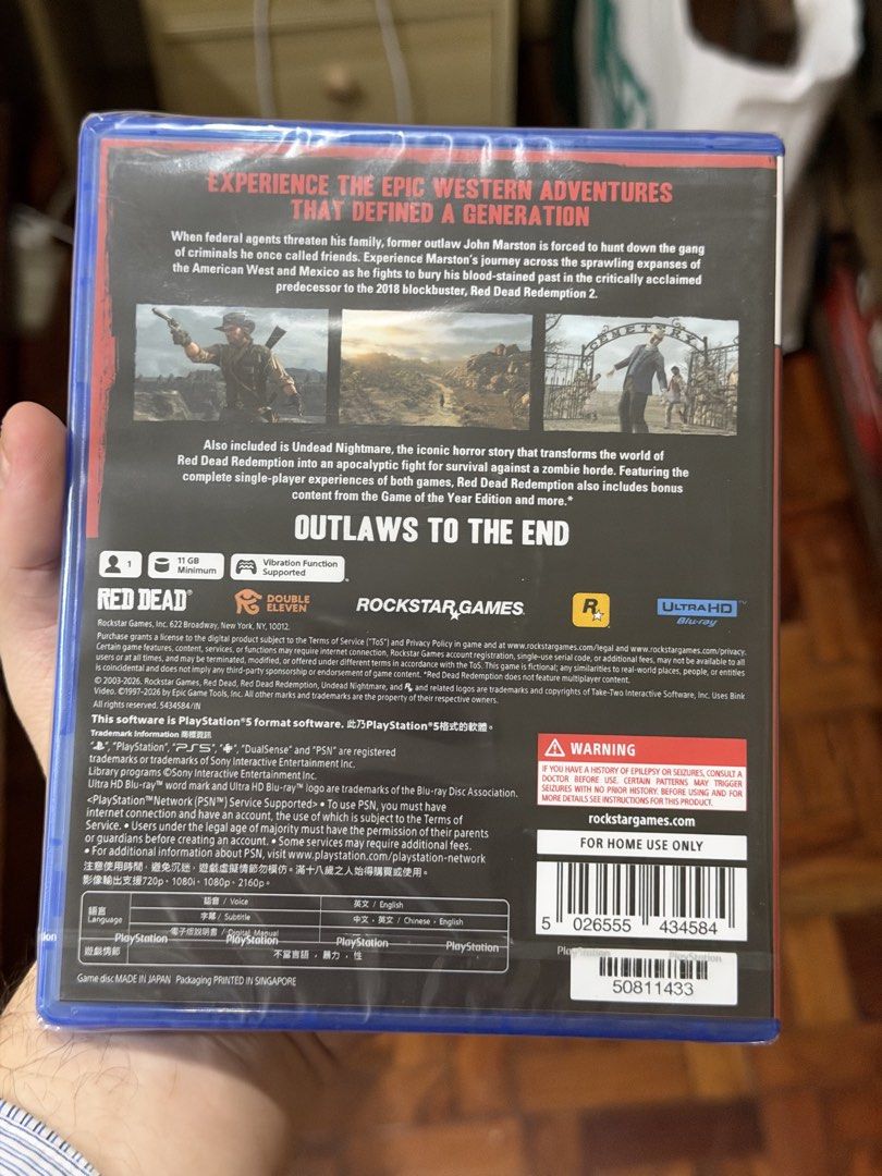 Red Dead Redemption 2 (SEALED) (Category: PlayStation) located in Pasig City. Submitted by kingclutter (Listing ID 1463243360, Image 2). Description: .