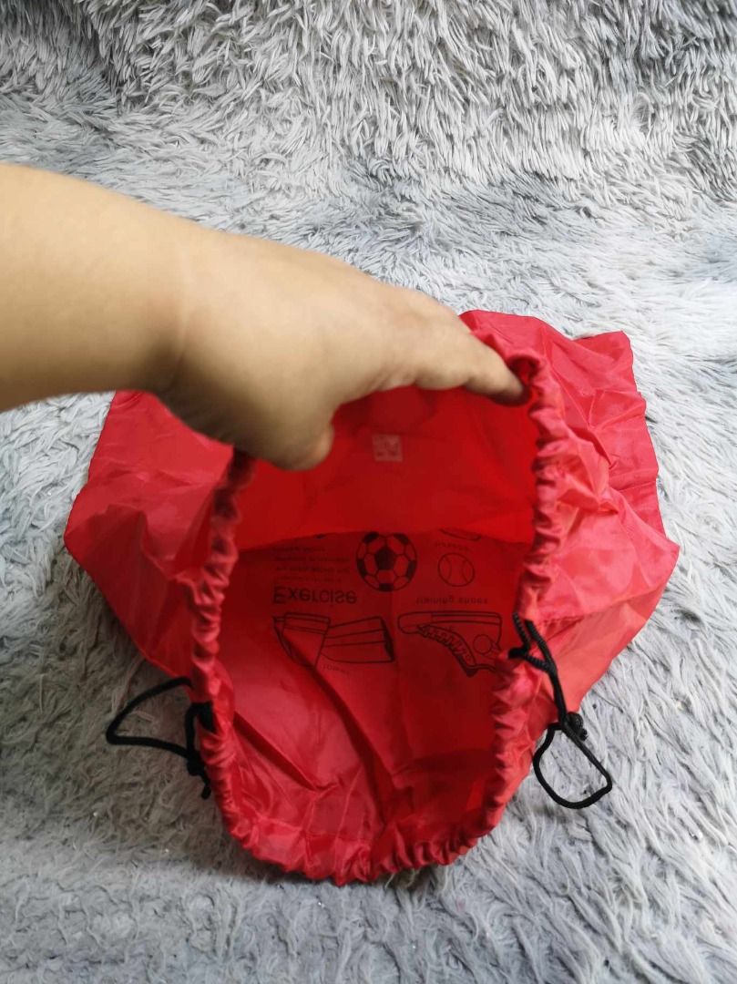 Red Nylon With Black String Pouch (Category: Purses & Pouches) located in Santa Cruz. Submitted by jmy_surplus.2 (Listing ID 1463122792, Image 2). Description: Size ; L - 15 W - 16 Color ; Red Type ; Pouch Brand ; No brand Material ; Nylon Style ; Red Drawstring Pouch LR 129 JMY 3 Batch #223.